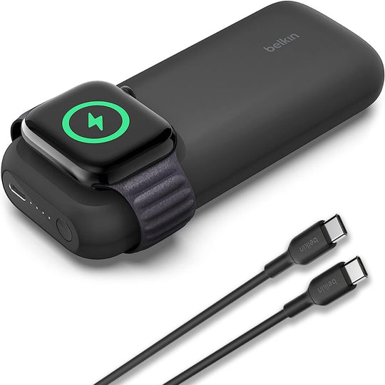 BELKIN POWERBANK 10000 MAH -APPLEWATCH DOCK CZARNY