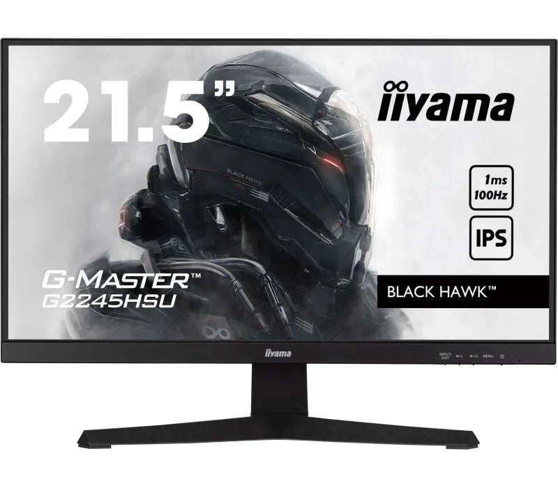 Monitor iiyama G-Master G2245HSU-B1 Black Hawk 22" IPS LED 100Hz 1ms /HDMI DisplayPort/ hub USB FlickerFree