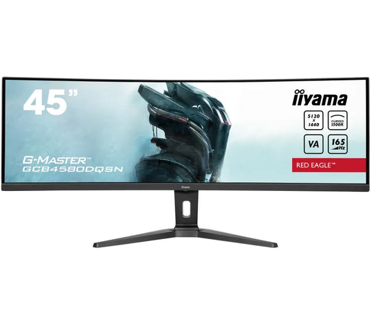 Monitor iiyama G-Master GCB4580DQSN-B1 45" VA LED HDR DQHD Zagięty 0.8ms 165Hz /HDMI DP/ hub USB, FlickerFree, USB-C dock