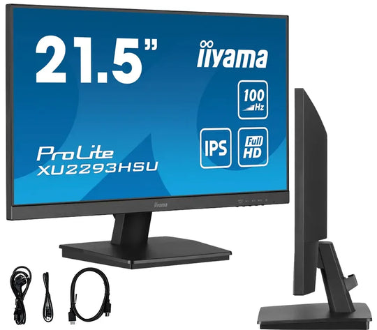 Monitor iiyama ProLite XU2293HSU-B6 22" IPS LED 1ms /HDMI DisplayPort/ hub USB FlickerFree