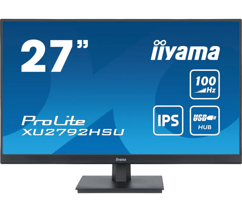 Monitor iiyama ProLite XU2792HSU-B6 27" IPS LED 100Hz 0,4ms /HDMI, DisplayPort, hub USB/ FlickerFree