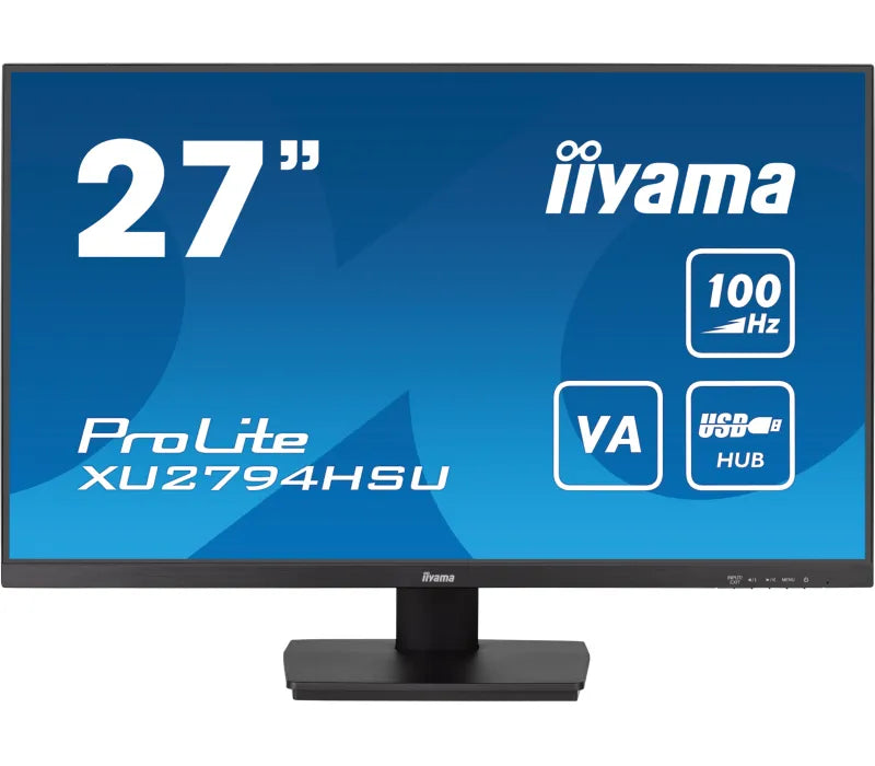 Monitor iiyama ProLite XU2794HSU-B6 27" VA LED 100Hz 1ms /HDMI DisplayPort/ hub USB FlickerFree