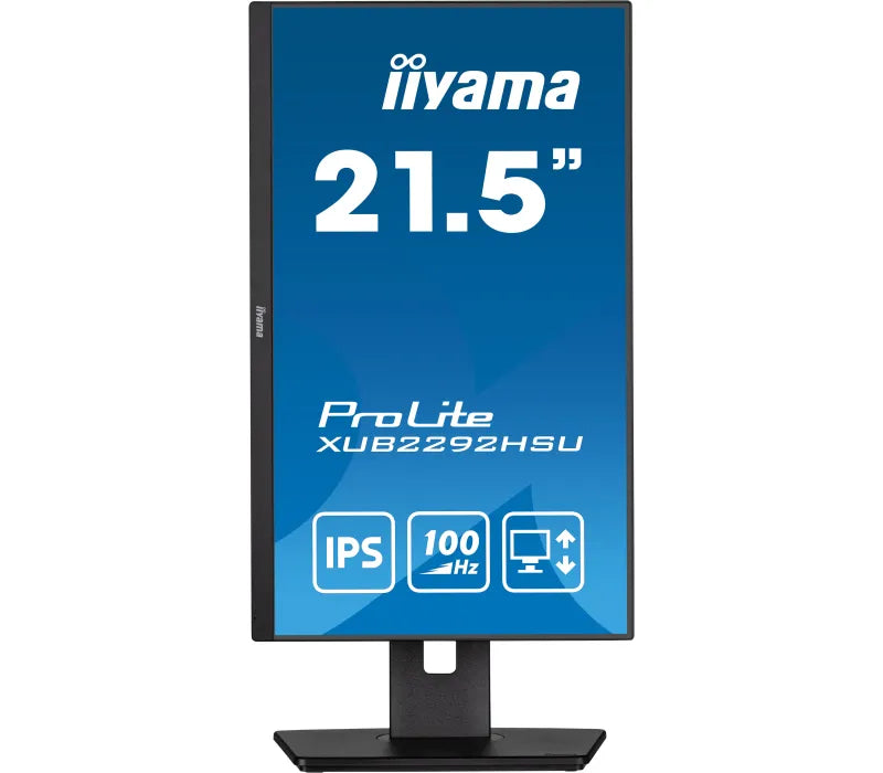 Monitor iiyama ProLite XUB2292HSU-B6 24" IPS LED 100Hz 0,4ms /HDMI DisplayPort/ hub USB FlickerFree HAS