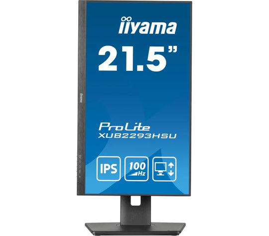 Monitor iiyama ProLite XUB2293HSU-B6 22" IPS LED 1ms /HDMI DisplayPort/ hub USB FlickerFree HAS