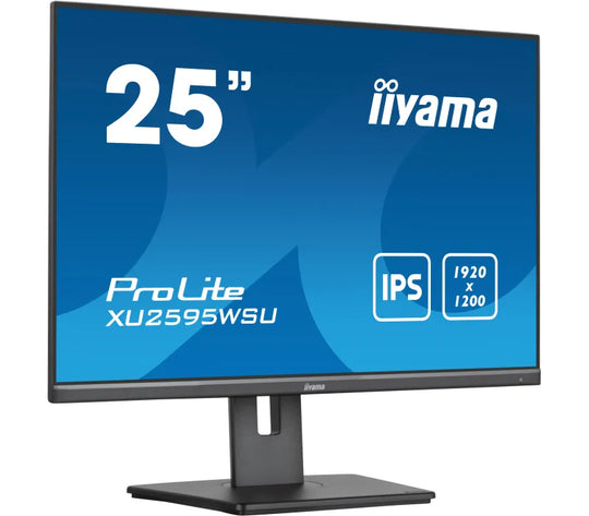 Monitor iiyama ProLite XUB2595WSU-B5 25" IPS 16:10 FlickerFree + Blue Light Reducer + Stopa z regulacją